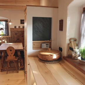 Altholzküche indirekte Beleuchtung Altholzküche indirekte Beleuchtung