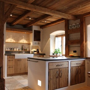 Altholzküche gehackt Altholzküche gehackt