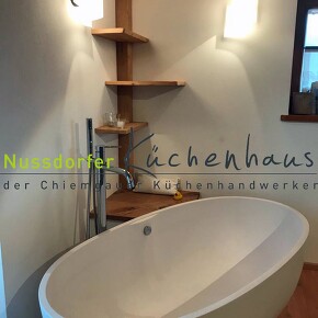 Originelle Holzelemente im Badezimmer  Originelle Holzelemente im Badezimmer