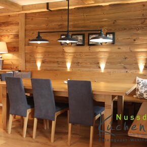 Essbereich im Loftcharakter mit Altholz  Essbereich im Loftcharakter mit Altholz