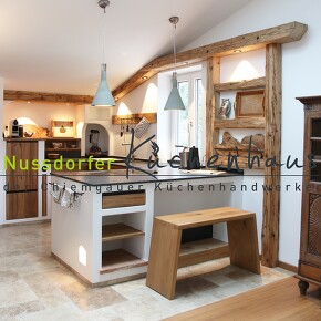 Eiche Altholzküche modern  Eiche Altholzküche modern