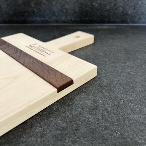 Küchenbrett - formschlüssige Holzverbindung schräg Küchenbrett - formschlüssige Holzverbindung schräg